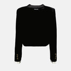 Jackets Viscose cardigan Miu Miu Black Femme