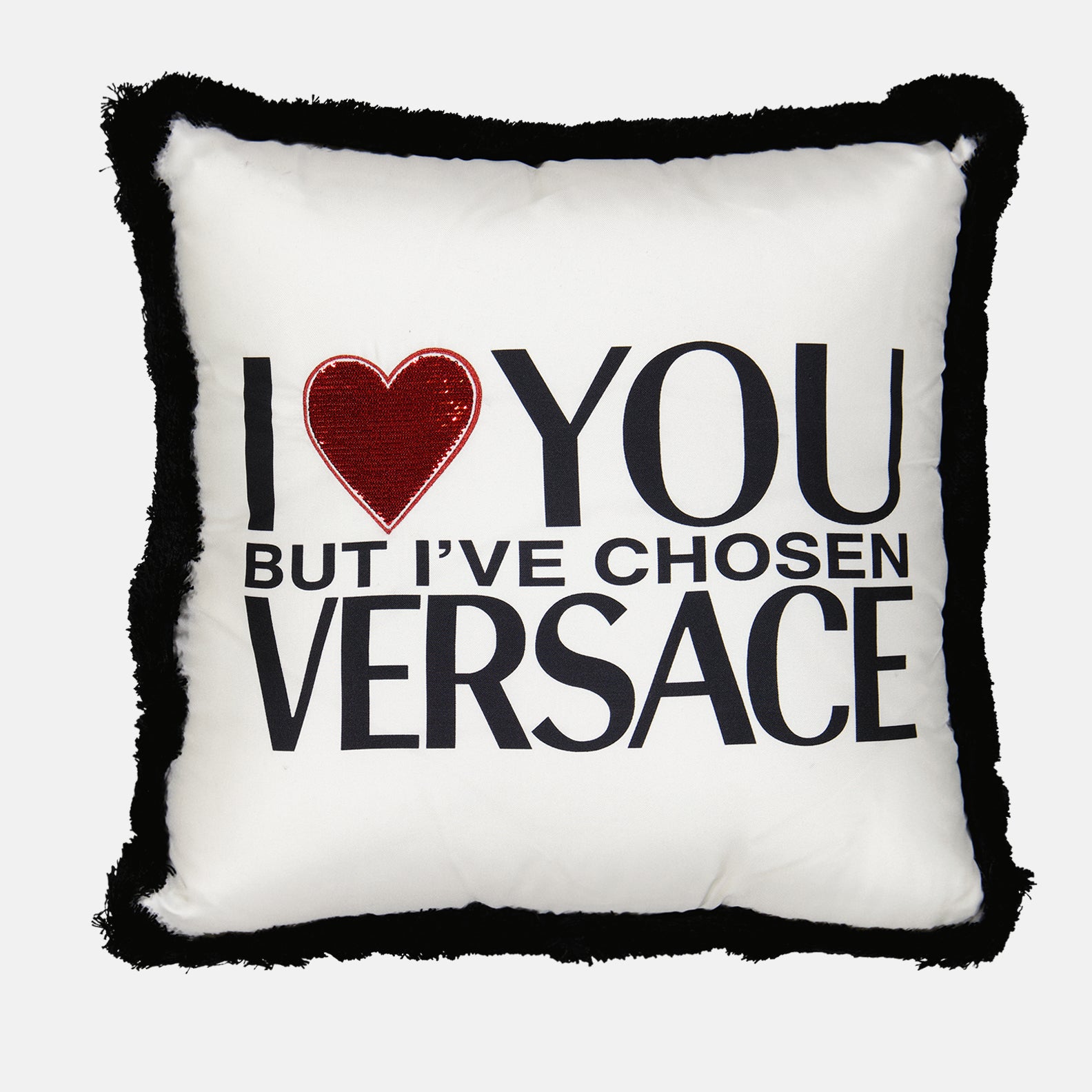Lifestyle Cushion I ♡ Versace Versace White Unisex