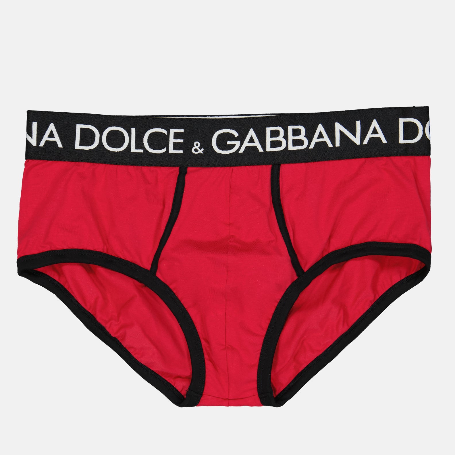 Roupa íntima e homewear Caleçon à logo Dolce & Gabbana Vermelho Homme