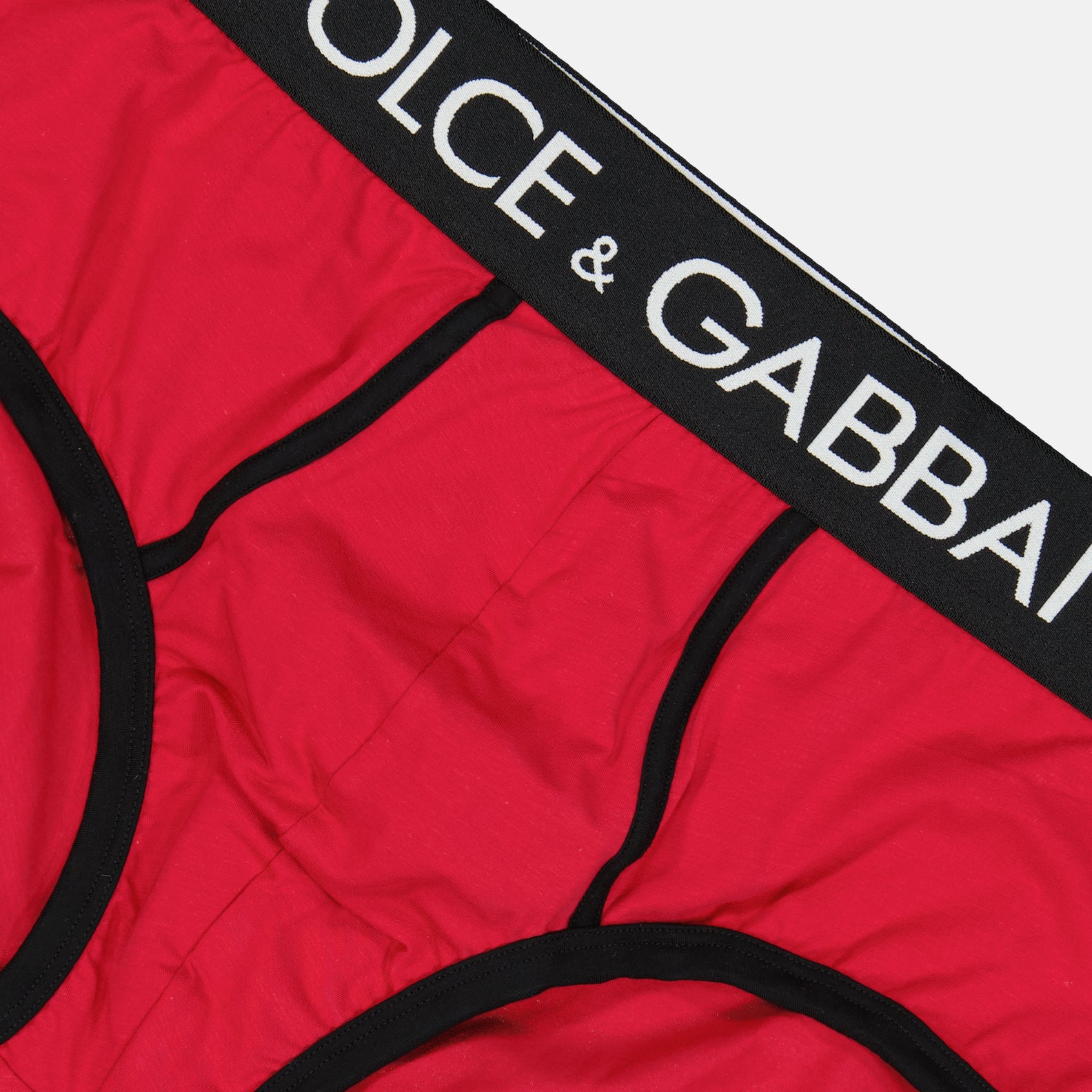 Roupa íntima e homewear Caleçon à logo Dolce & Gabbana Vermelho Homme