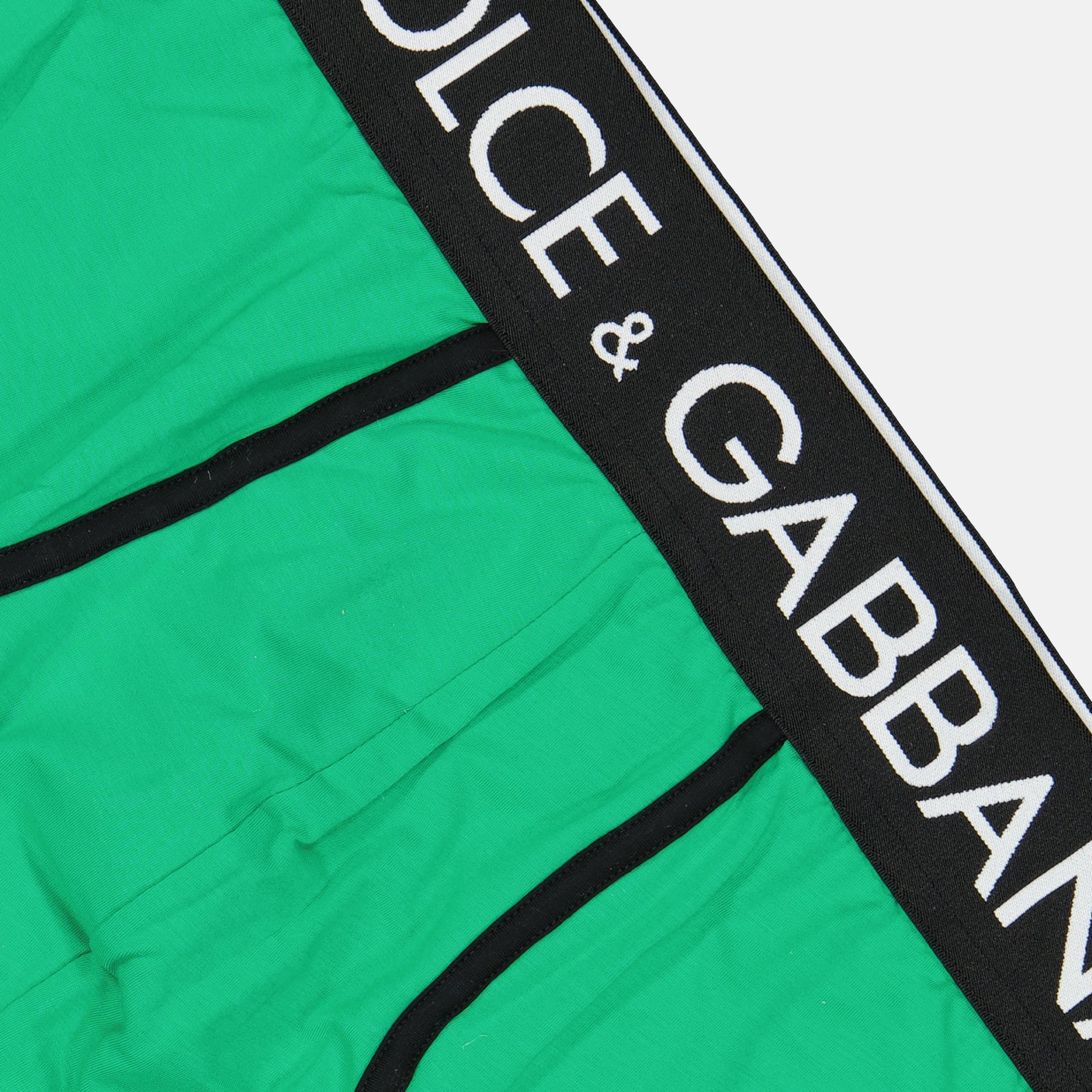 Roupa íntima e homewear Caleçon à logo Dolce & Gabbana Verde Homme