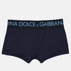 Intimo e homewear Boxer à logo Dolce & Gabbana Blu Homme