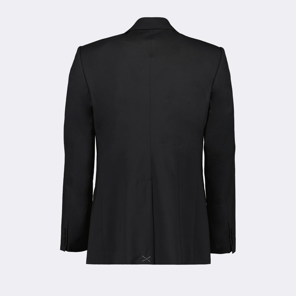 Vestes Blazer en laine Dolce & Gabbana Noir Homme