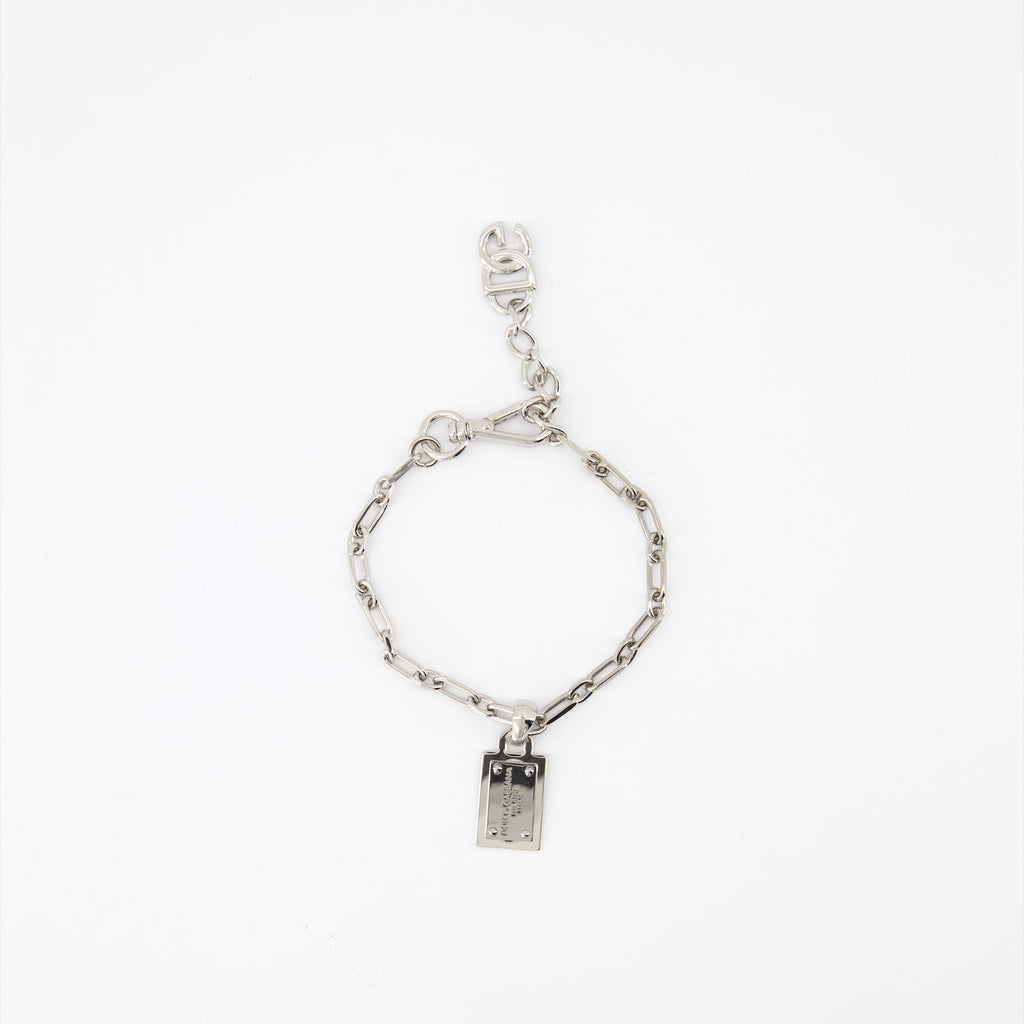 Joias Bracelet plaque Dolce & Gabbana Prata Homme
