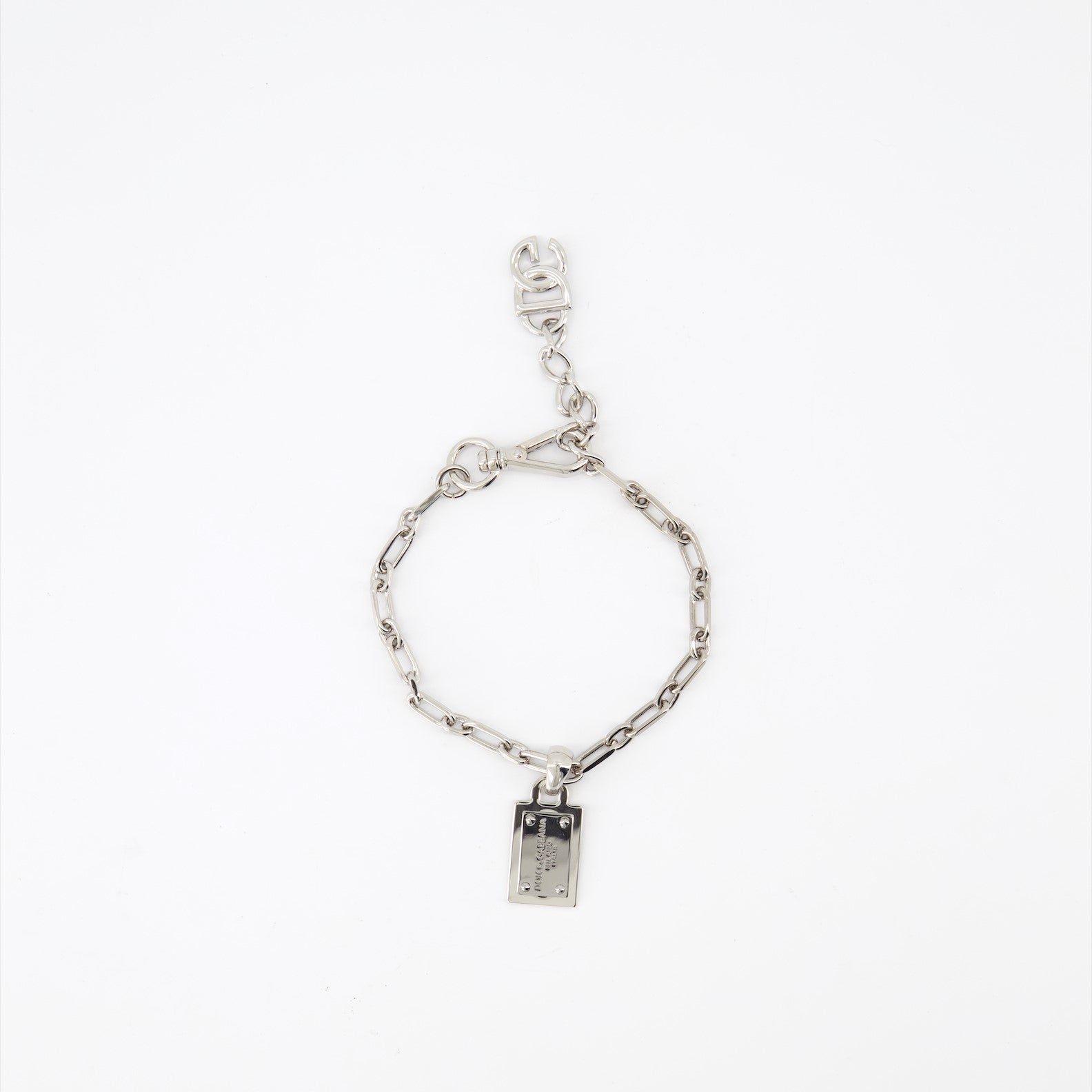 Joias Bracelet plaque Dolce & Gabbana Prata Homme