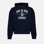 Sweatshirts Sweatshirt à logo Ami PARIS Bleu Unisexe