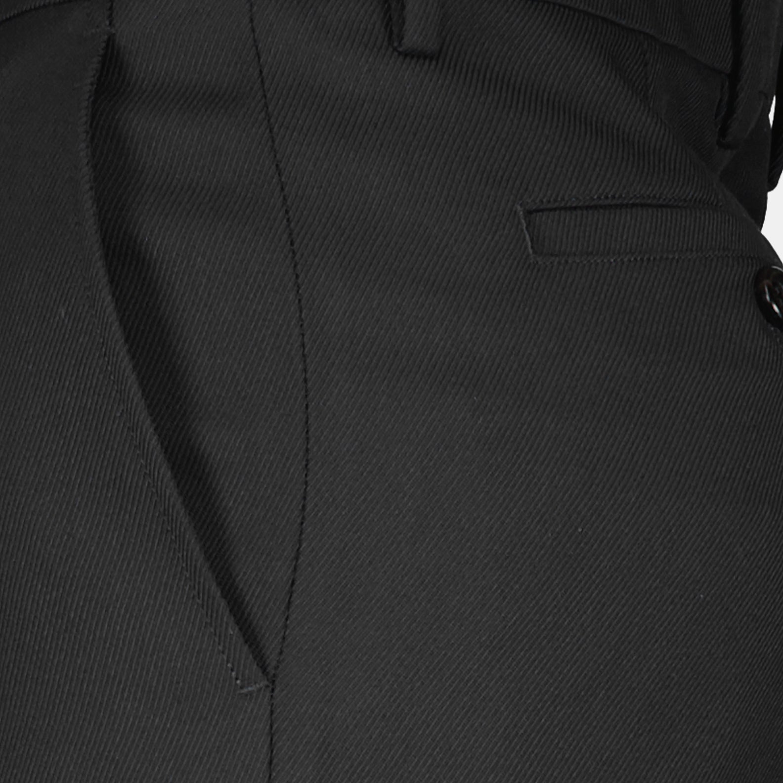 Pantalons Pantalon de ville Ami PARIS Noir Homme