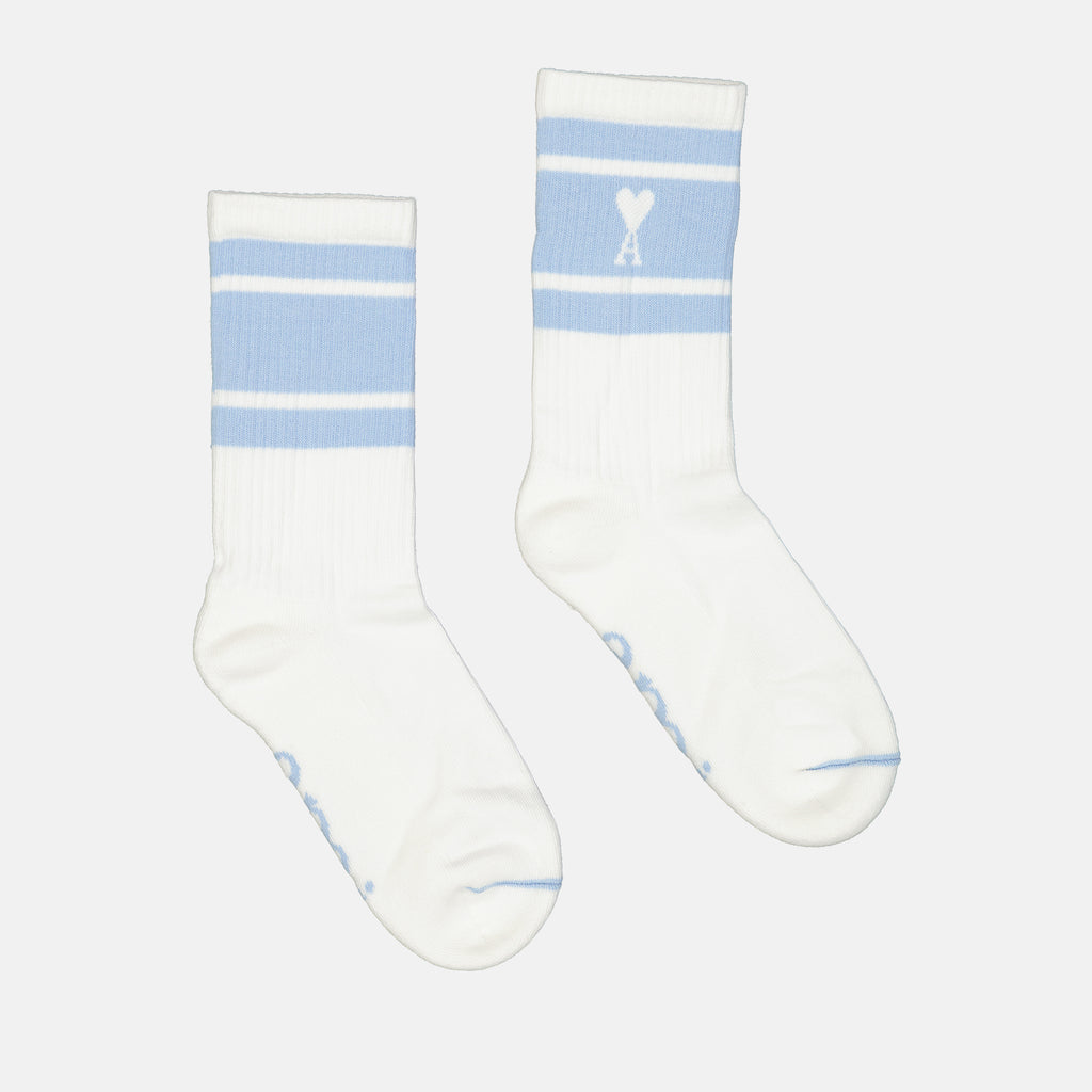 언더웨어 및 홈웨어 Chaussettes Ami de Coeur Ami PARIS 파란색 남여공용