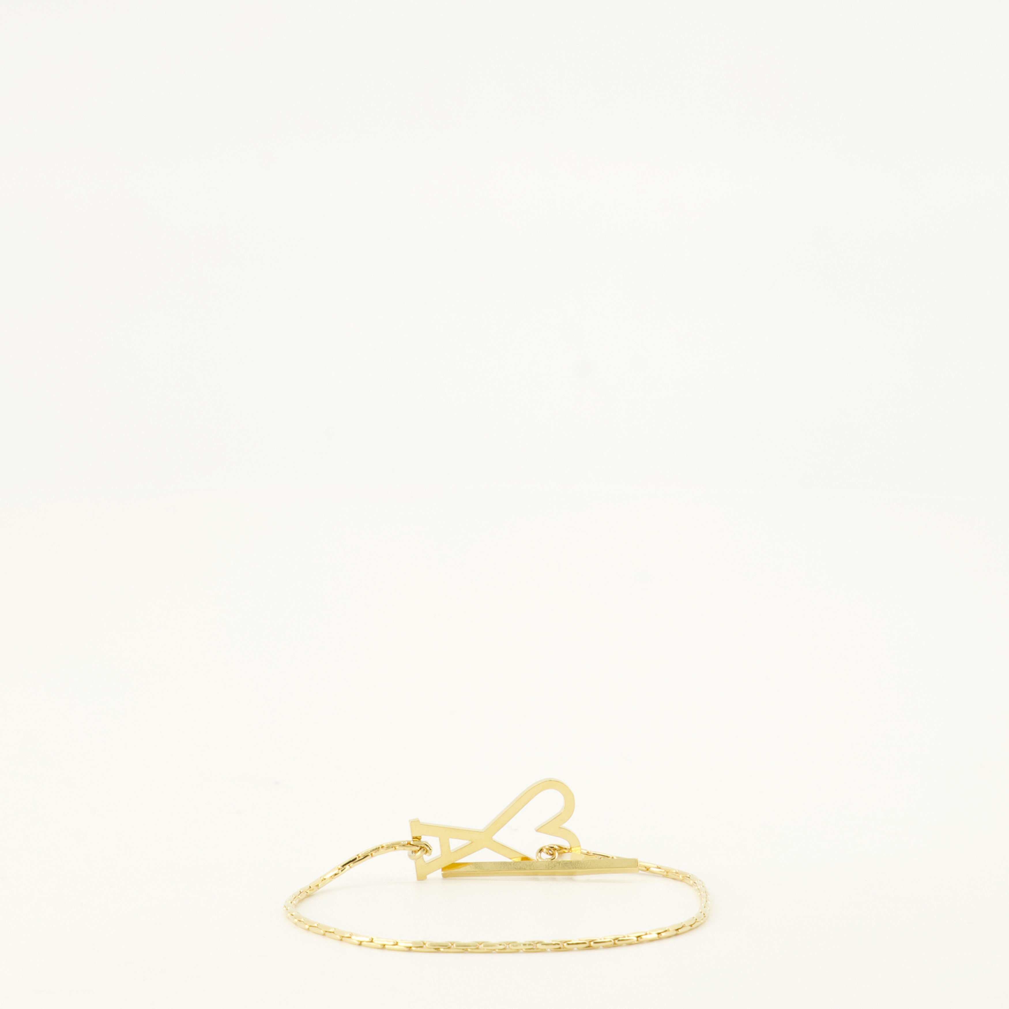 Joias Bracelet chaîne Ami PARIS Ouro Unissex