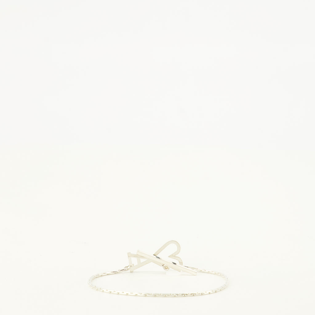 Bijoux Bracelet chaîne Ami PARIS Argenté Unisexe