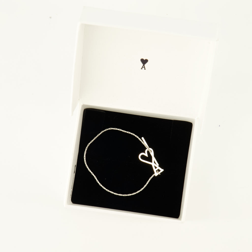 Bijoux Bracelet chaîne Ami PARIS Argenté Unisexe