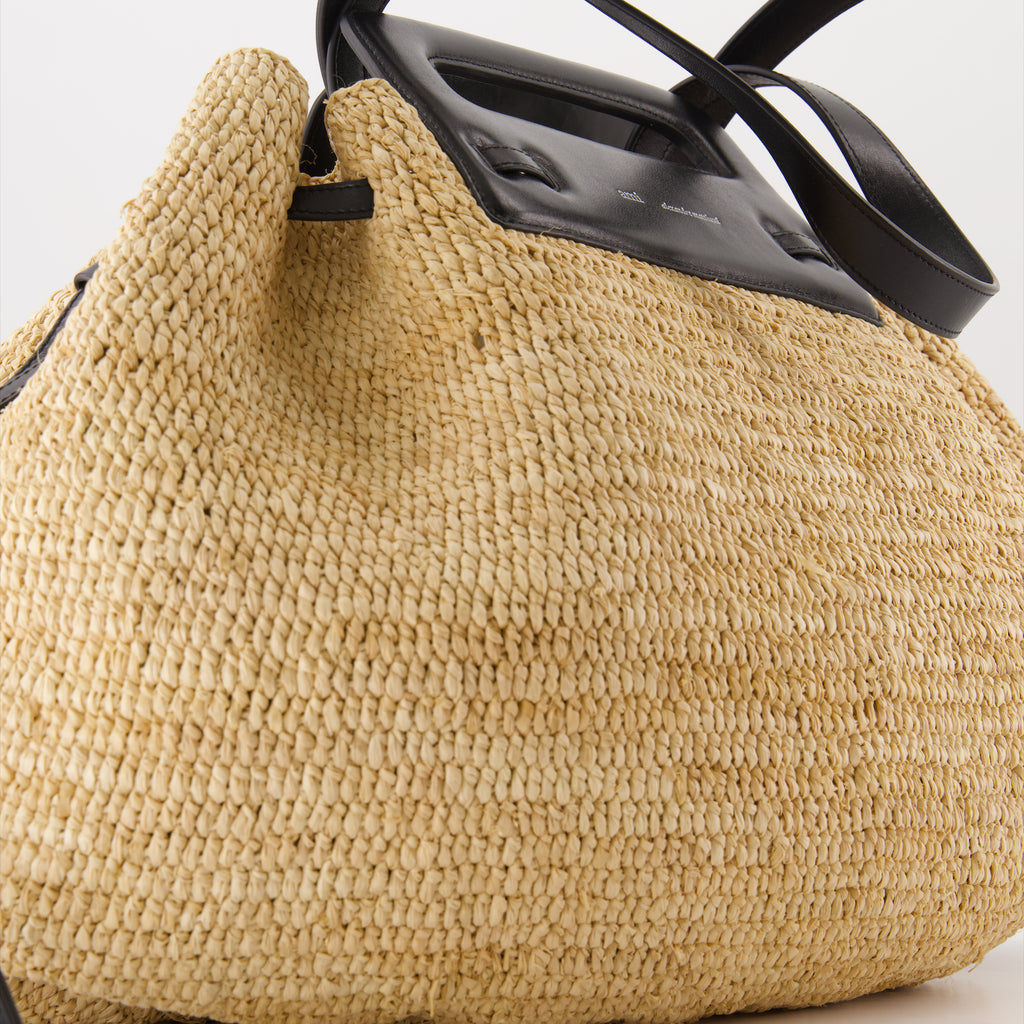 Borse tote Sac Accordéon Ami PARIS Bianco Femme