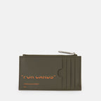 Petite maroquinerie Porte-monnaie 'For Cards' Off-White Vert Homme