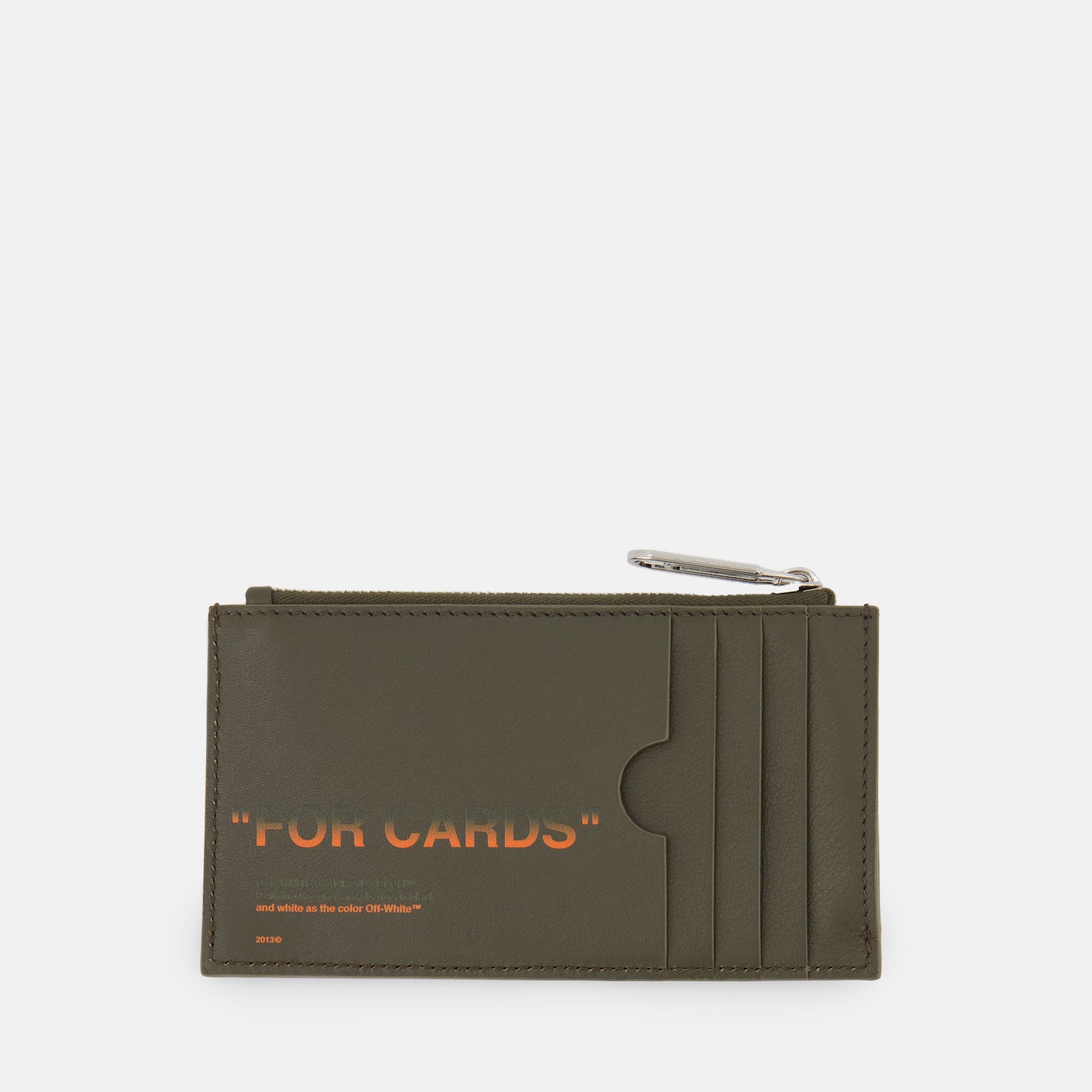 Petite maroquinerie Porte-monnaie 'For Cards' Off-White Vert Homme
