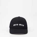 Cappelli, berretti e beanie Casquette à logo Miu Miu Nero Femme