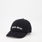 Cappelli, berretti e beanie Casquette à logo Miu Miu Nero Femme