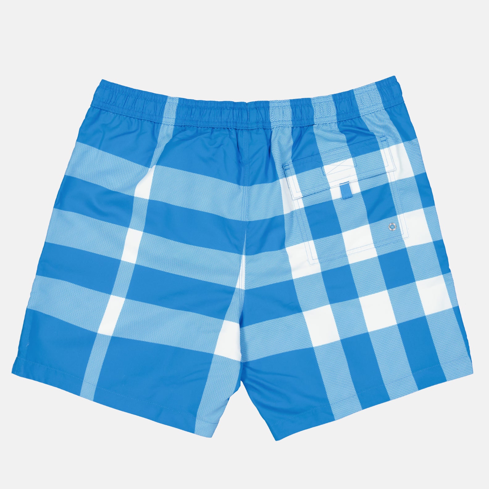 Strandmode Maillot de bain à carreaux Burberry Blau Homme