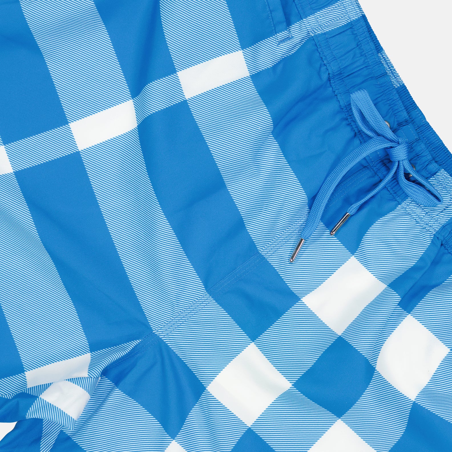 Strandmode Maillot de bain à carreaux Burberry Blau Homme