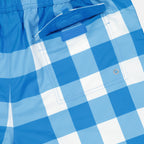 Strandmode Maillot de bain à carreaux Burberry Blau Homme