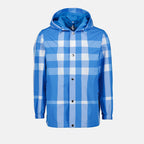 Jackets Checked windbreaker Burberry Blue Homme