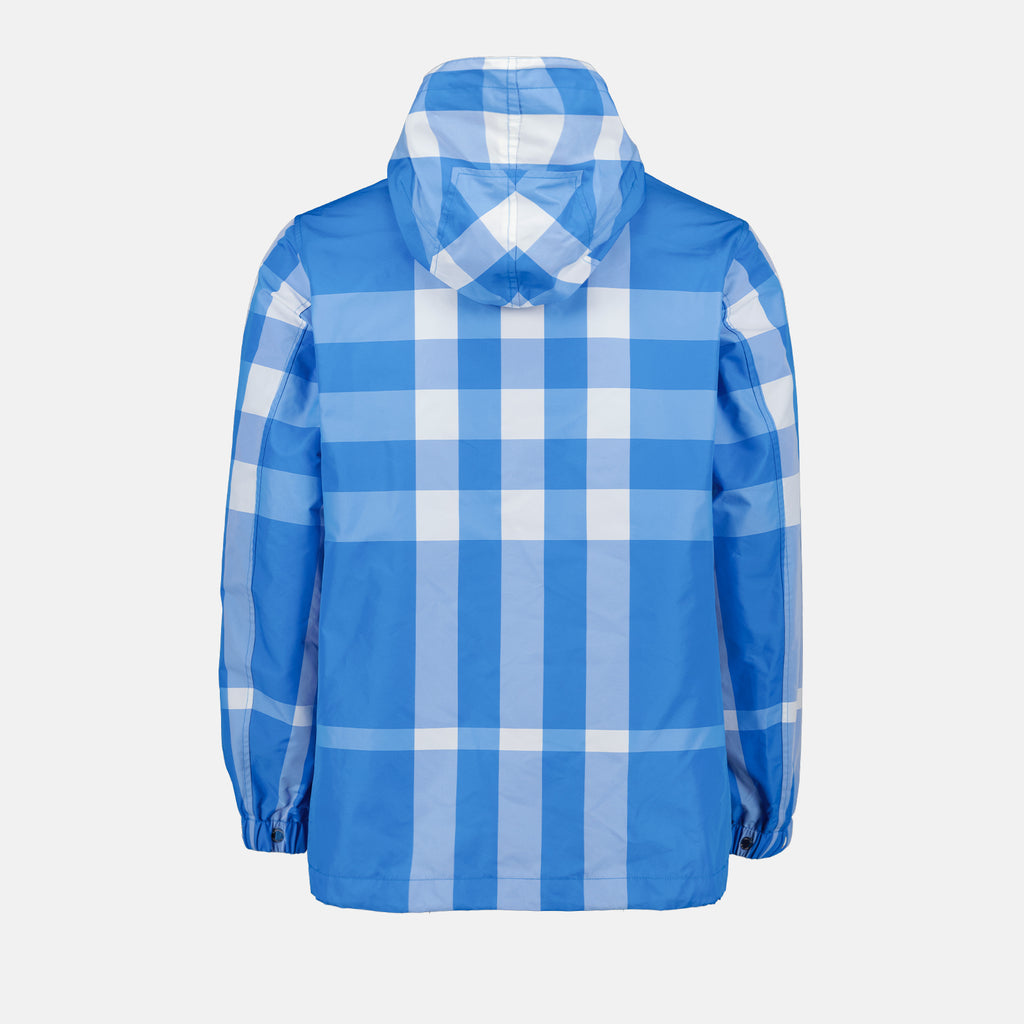 Jackets Checked windbreaker Burberry Blue Homme