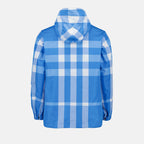 Jackets Checked windbreaker Burberry Blue Homme