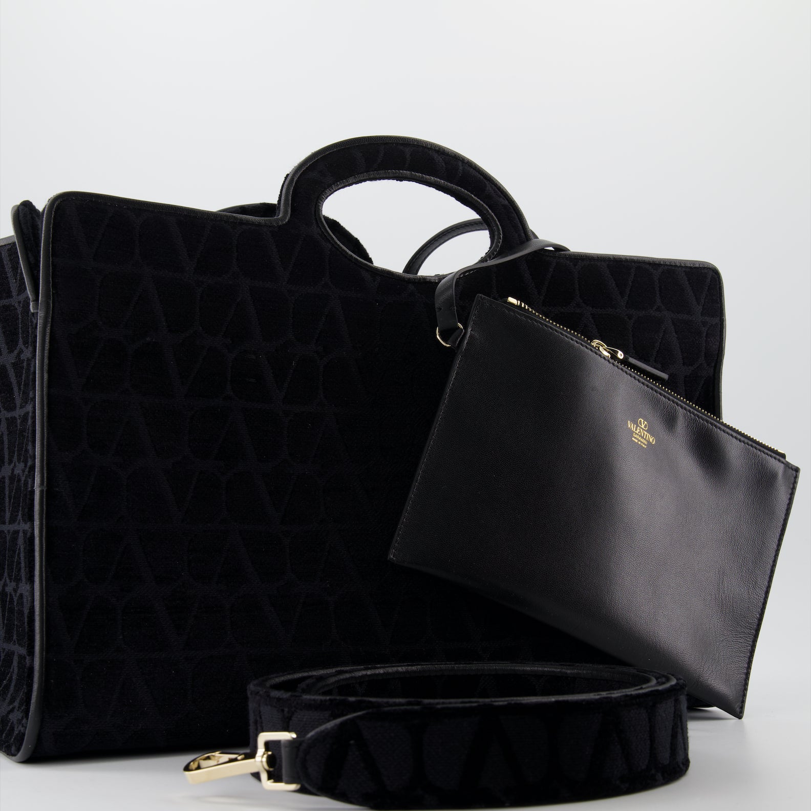 Tote bags Bag The Third Valentino Garavani Black Man