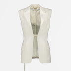 Jackets Sleeveless Jacket Victoria Beckham White Femme