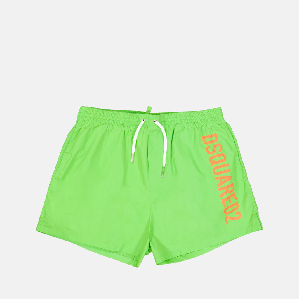 Beachwear Logo swim shorts Dsquared2 Green Man