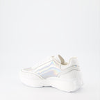 Baskets Baskets Sprint Runner Alexander McQueen Argenté Femme