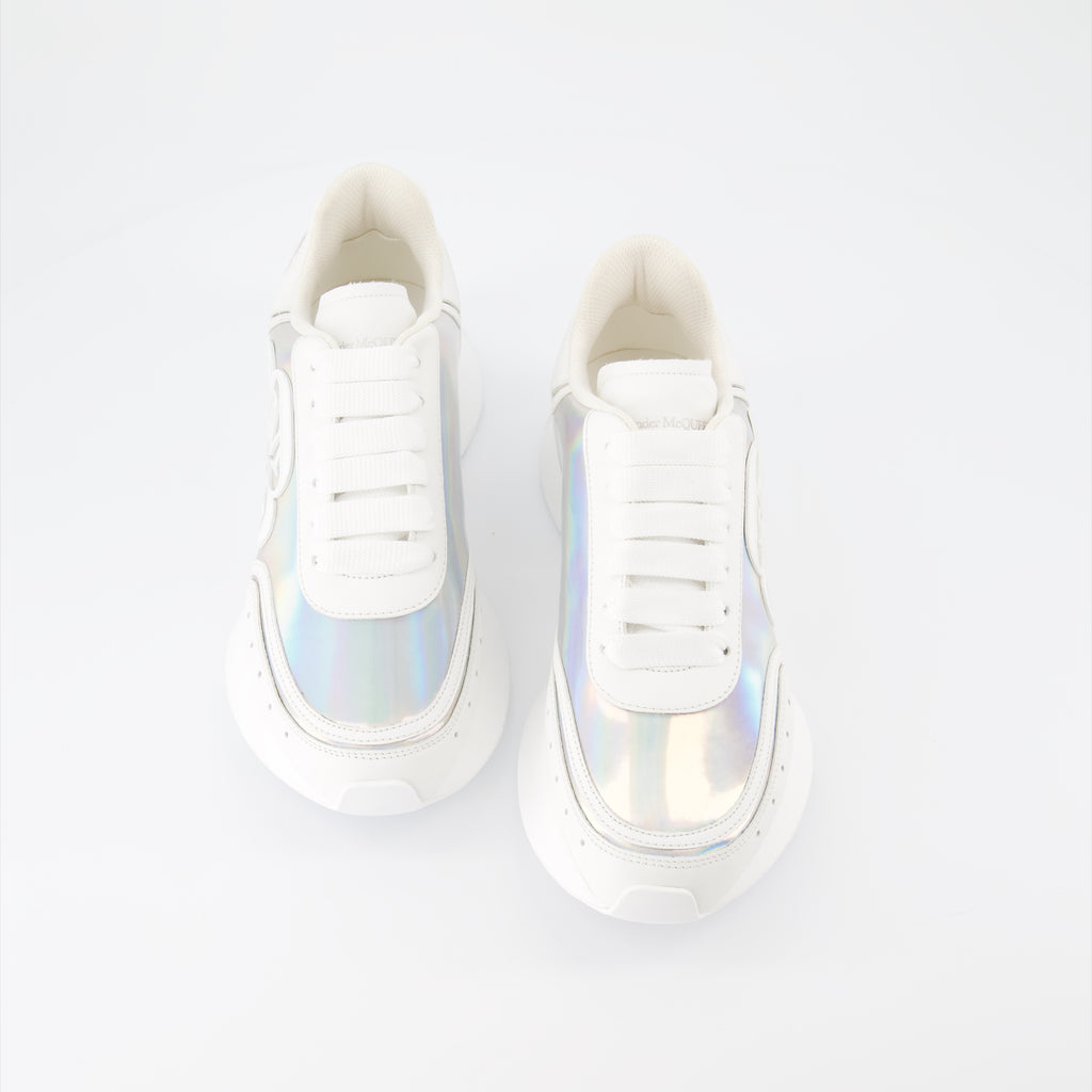 Baskets Baskets Sprint Runner Alexander McQueen Argenté Femme