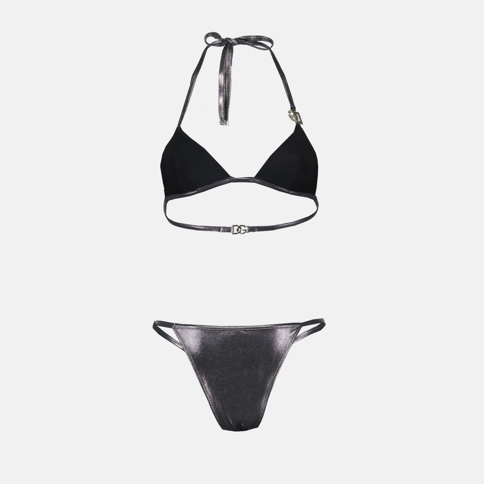 비치웨어 Bikini argenté Dolce & Gabbana 은 Femme