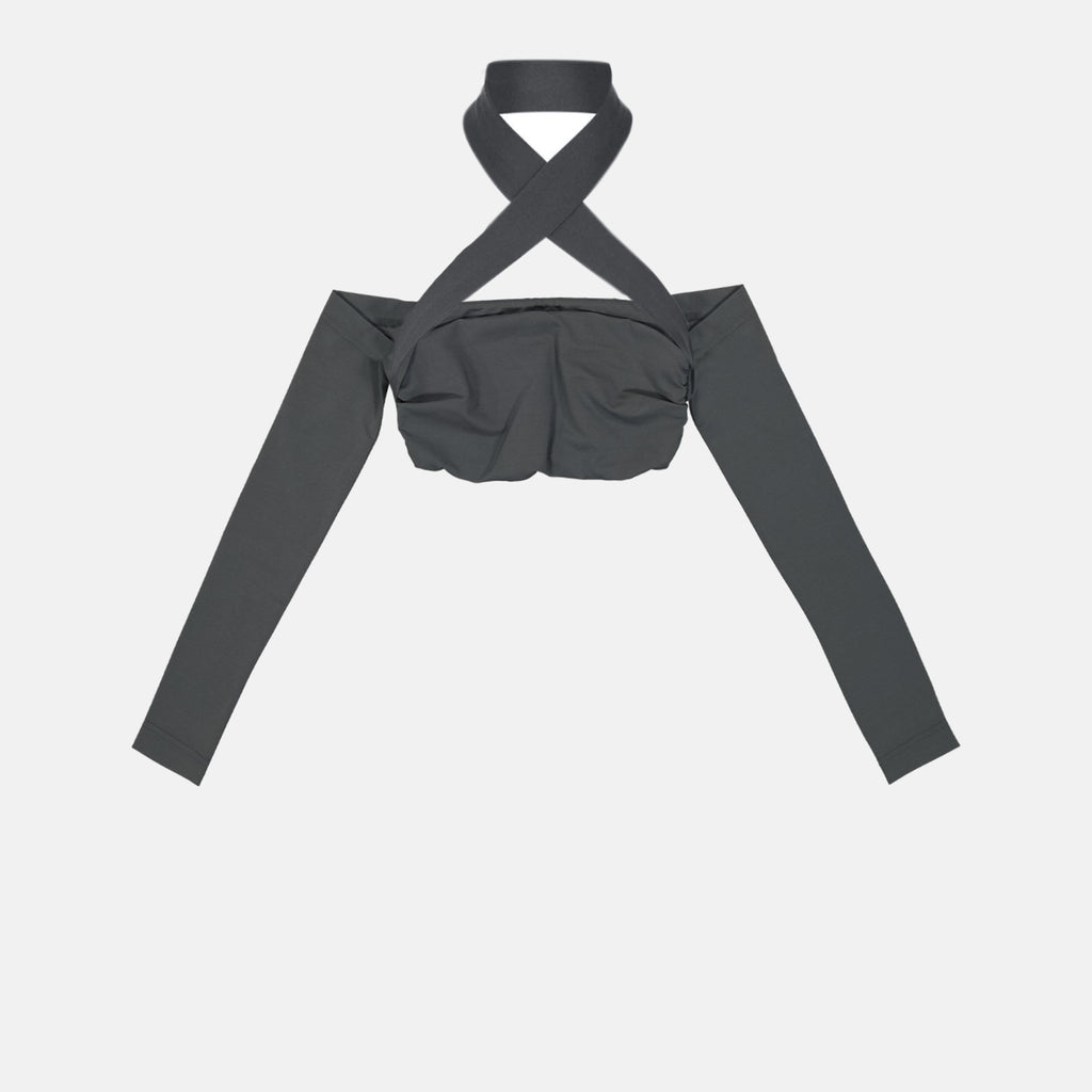 Tops Top à bretelles croisées Dolce & Gabbana Grau Femme
