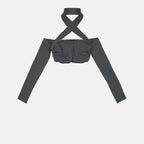 Tops Top à bretelles croisées Dolce & Gabbana Grau Femme