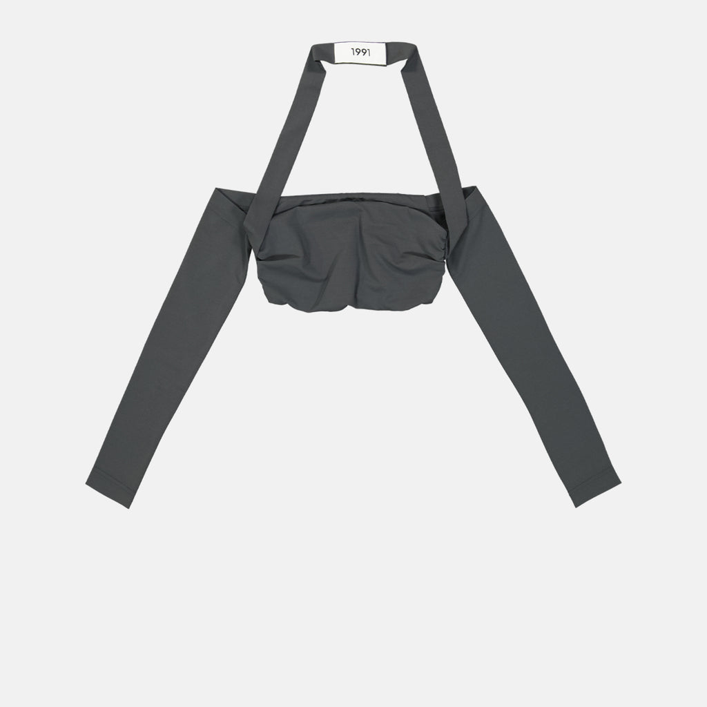 Tops Top à bretelles croisées Dolce & Gabbana Grau Femme