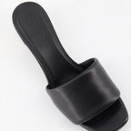 Offene schuhe Mules à logo Givenchy Schwarz Femme