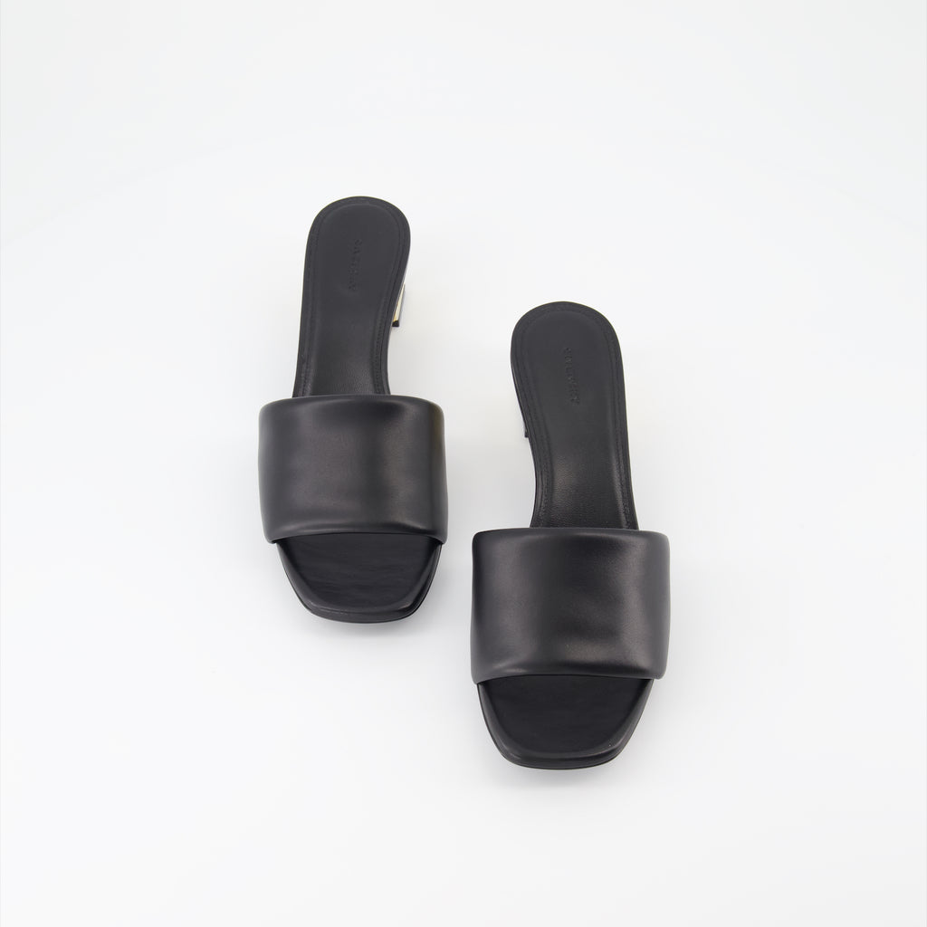 Offene schuhe Mules à logo Givenchy Schwarz Femme