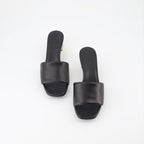 Offene schuhe Mules à logo Givenchy Schwarz Femme