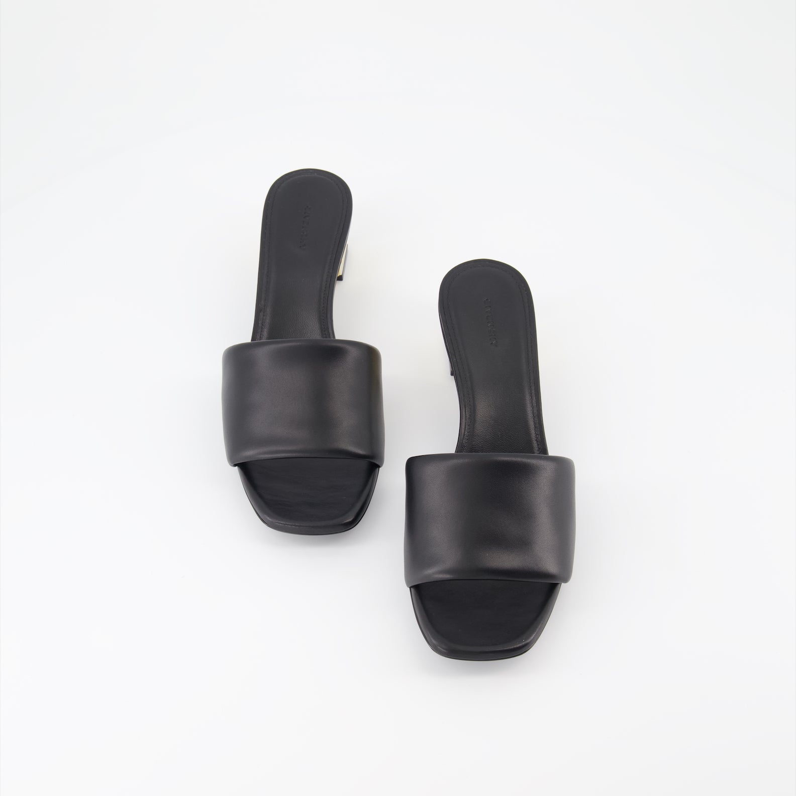 Offene schuhe Mules à logo Givenchy Schwarz Femme