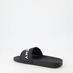 Chaussures ouvertes Sandales à logo Givenchy Noir Homme
