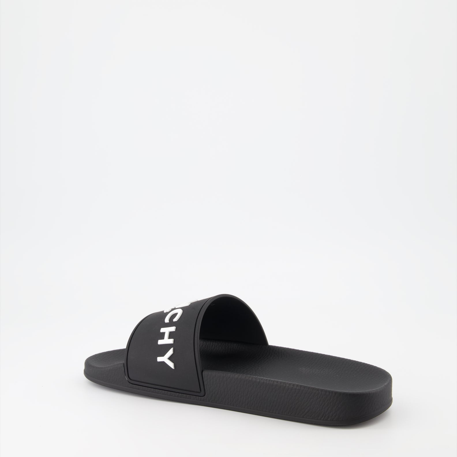 Open shoes Logo sandals Givenchy Black Man