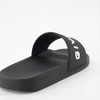 Chaussures ouvertes Sandales à logo Givenchy Noir Homme