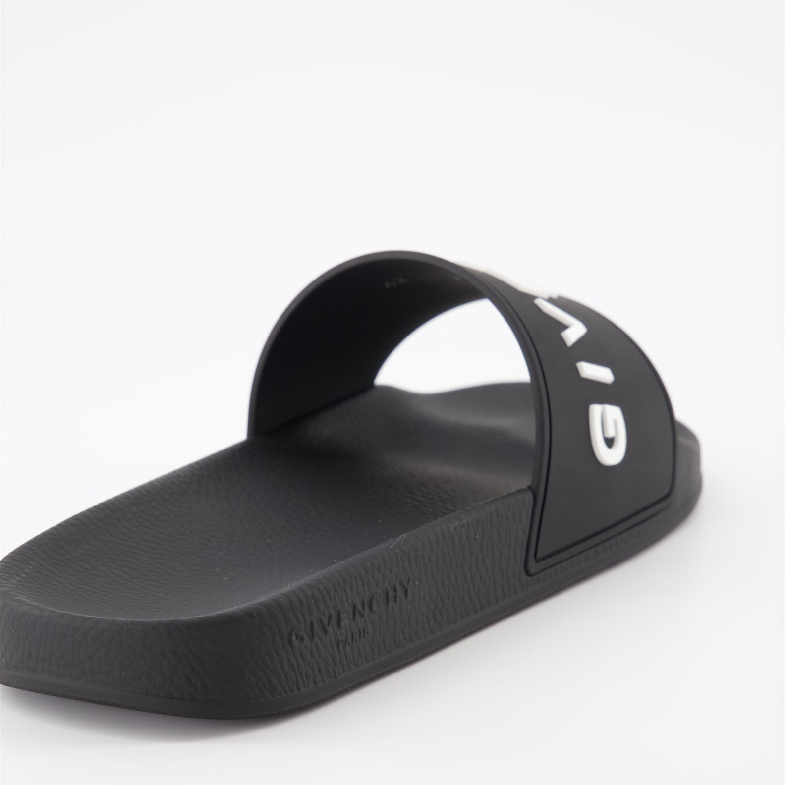 Open shoes Logo sandals Givenchy Black Man