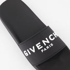 Chaussures ouvertes Sandales à logo Givenchy Noir Homme