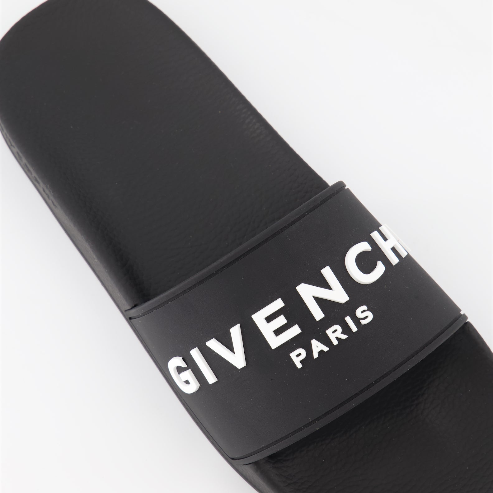 Open shoes Logo sandals Givenchy Black Man