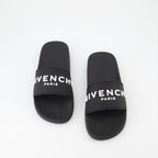 Chaussures ouvertes Sandales à logo Givenchy Noir Homme