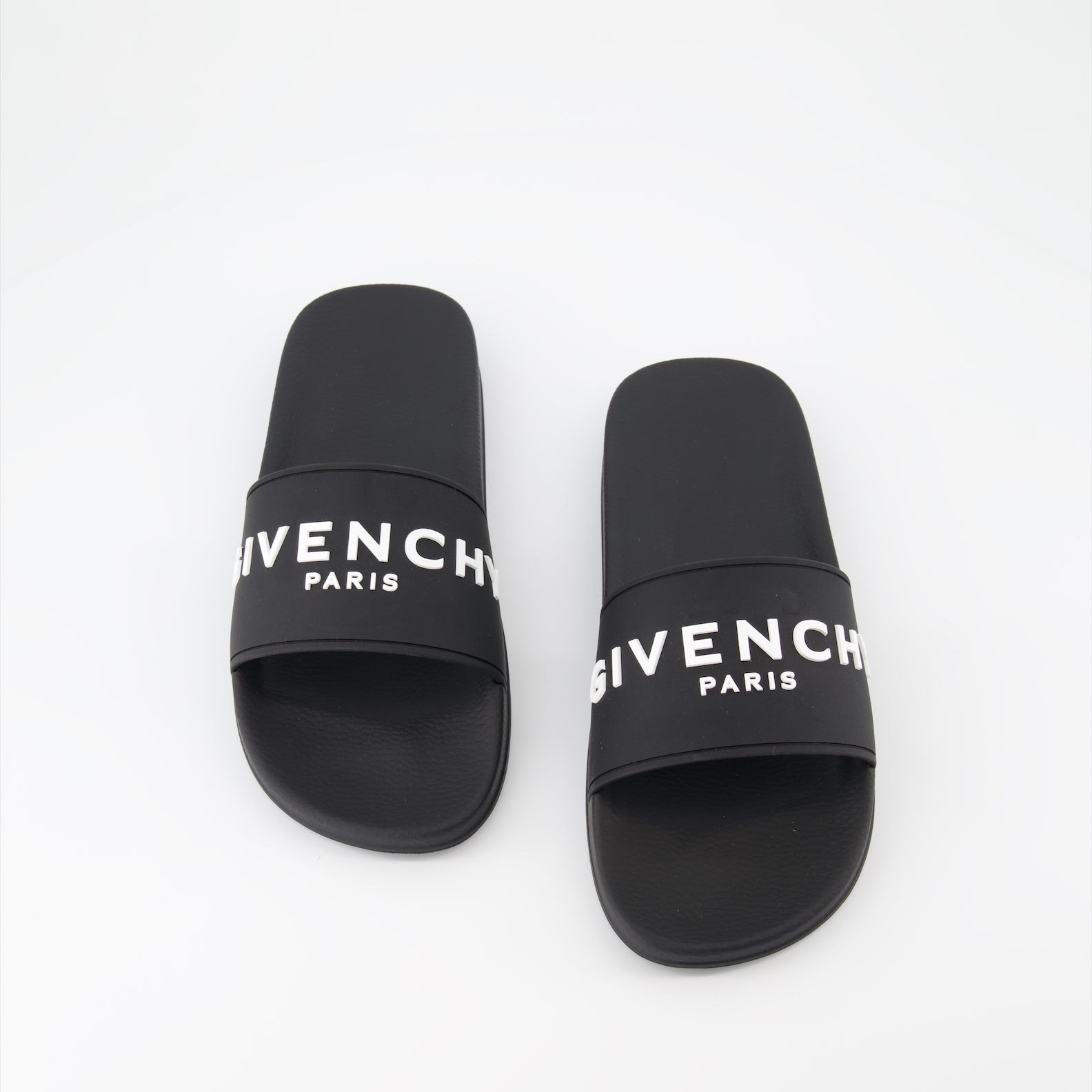 Open shoes Logo sandals Givenchy Black Man