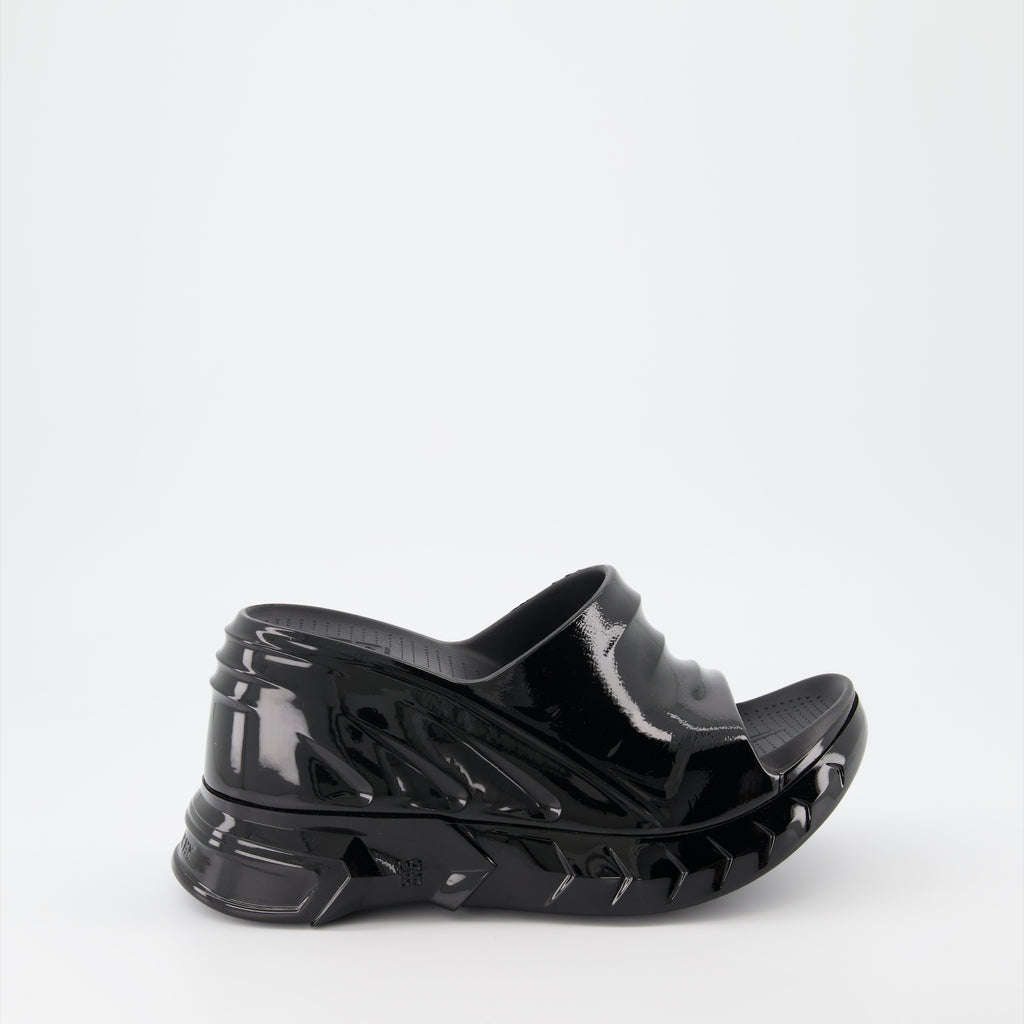 Open shoes Marshmallow wedge sandals Givenchy Black Women