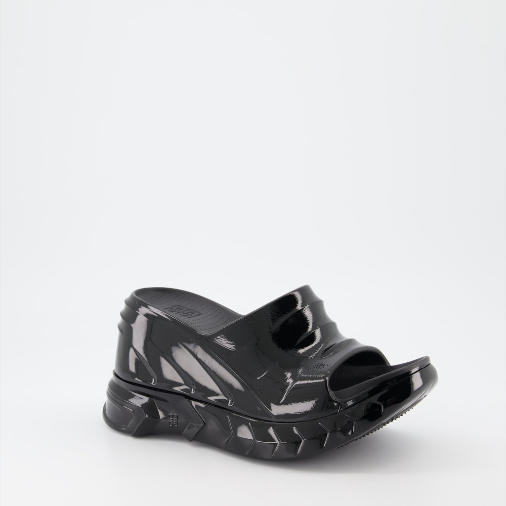 Open shoes Marshmallow wedge sandals Givenchy Black Women