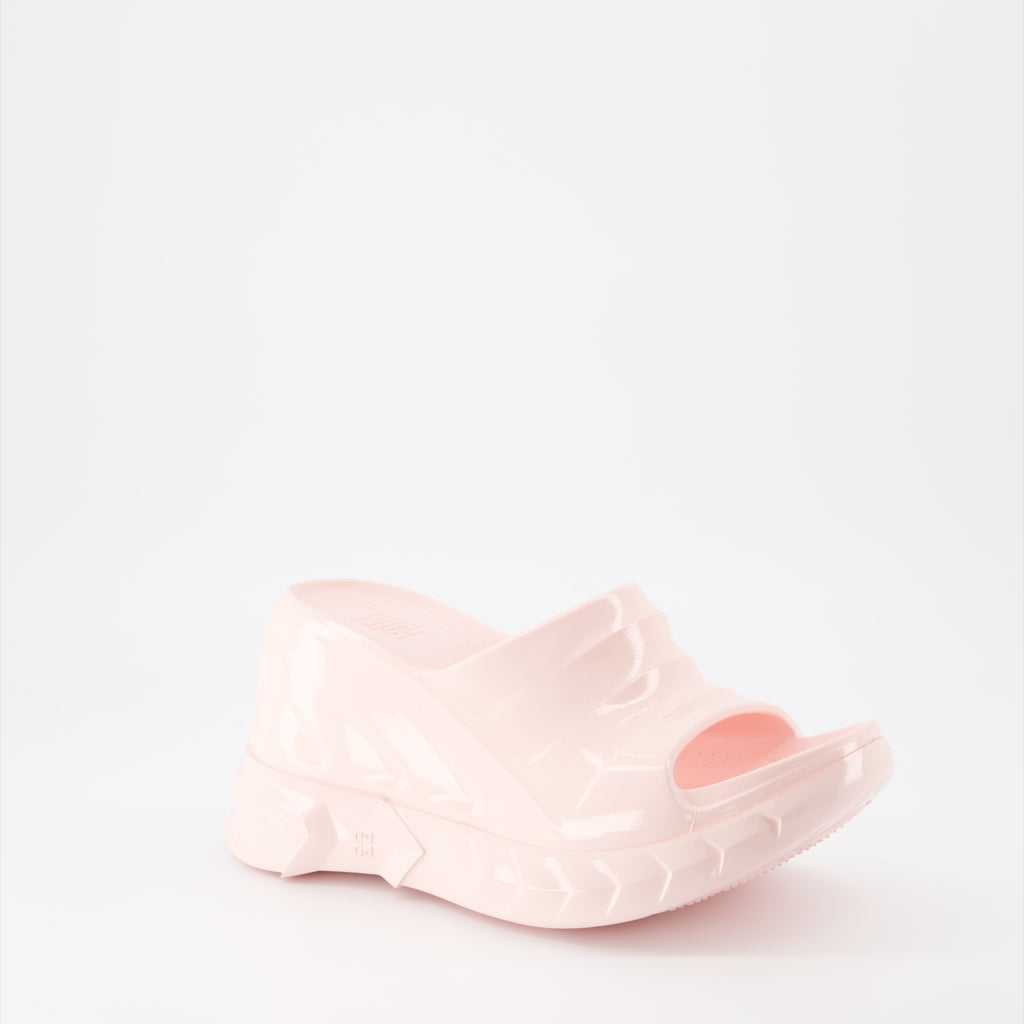 Scarpe aperte Sandales compensées Marshmallow Givenchy Rosa Femme